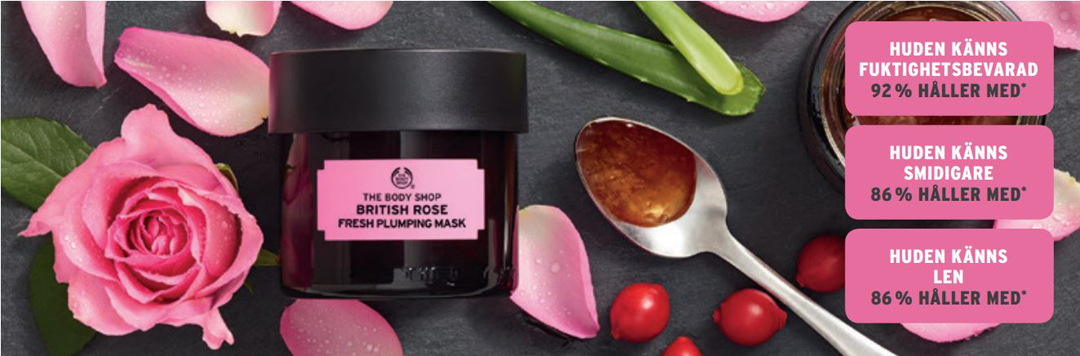 The Body Shop lanserar fem ansiktsmasker