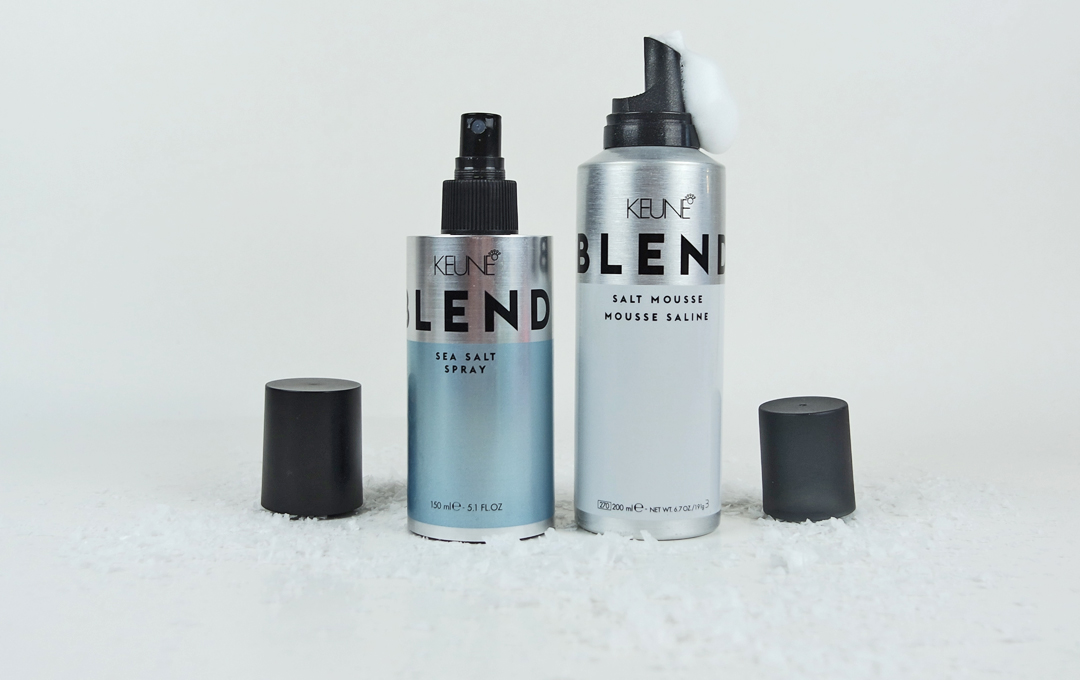 Keune Blend Sea Salt Spray goes Blend Salt Mousse