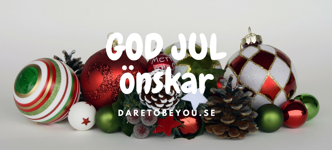 Daretobeyou.se önskar er en riktigt God Jul!