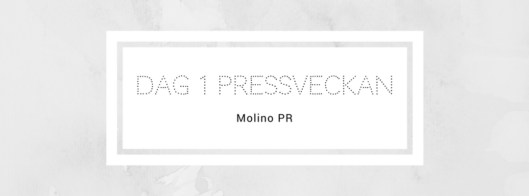Dag 1 Pressveckan - Molino PR